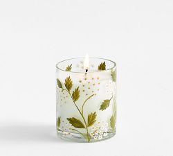 Hand Painted Flower Scent Collection - White Floral &amp; Amber