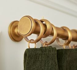 Somorset Round End Cap Finial - Set of 2