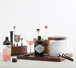 Chateau Handcrafted Wood 5-Piece Bar Tools