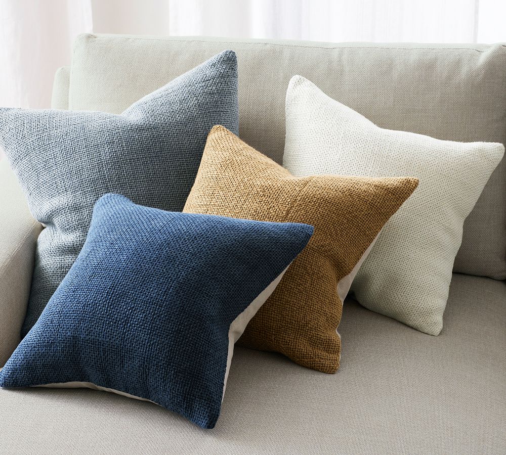 Faye Linen Textured Pillow Cover by Pottery Barn