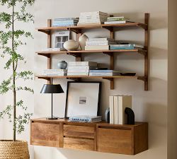 Cayman Tiered Wall Shelves (18"-36")