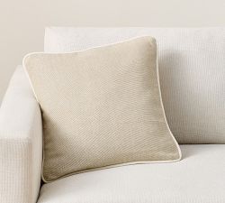 Everyday Linen Piped Pillow Cover