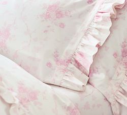 LoveShackFancy Rose Ruffle Pillowcases - Set of 2