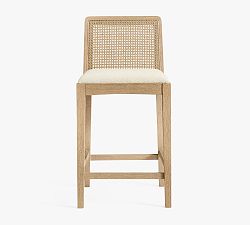 Open Box: Monty Cane Counter Stool (26") -Seadrift