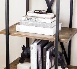 Houston Narrow Etagere Bookcase (26")