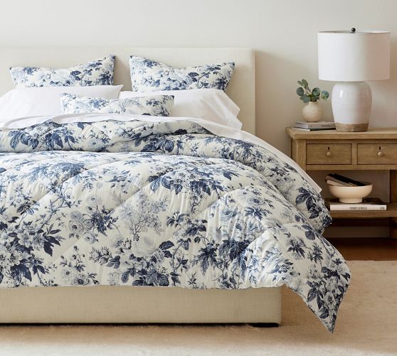 Garden Floral Percale Comforter by Pottery Barn