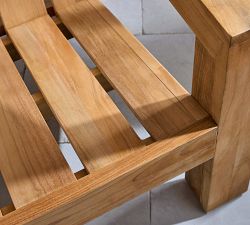 Malibu Teak Outdoor Adirondack Lounge Chair