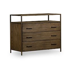 Modern Oak 3-Drawer Dresser (42")