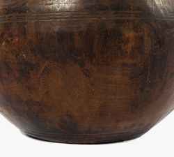 Found Reclaimed Wood Vase