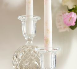 LoveShackFancy Cut Glass Ball Candle Holder