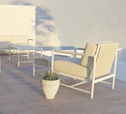 Halen Metal Outdoor Lounge Club Chair