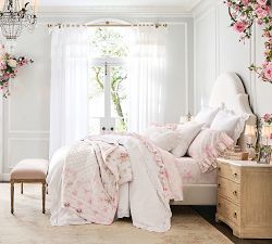 LoveShackFancy Embellished Heart Shaped Pillow