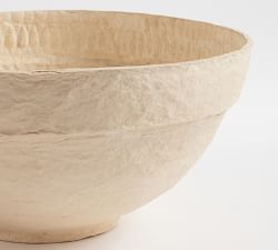 Paper Mache Centerpiece Decorative Bowl