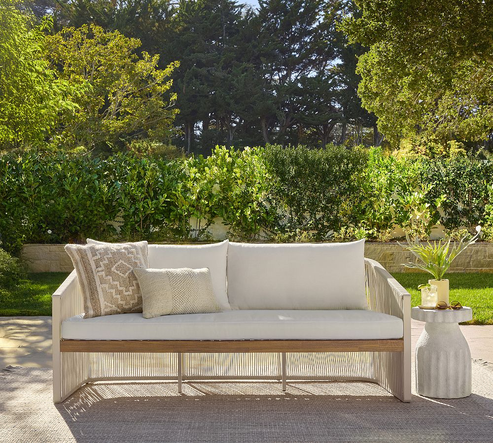 Lakewood Rope Outdoor Sofa (76") by Pottery Barn