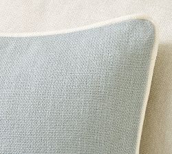 Everyday Linen Piped Pillow Cover