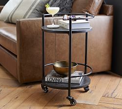 Warren Round Bar Cart (18")