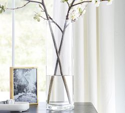 Aegean Clear Glass Vases