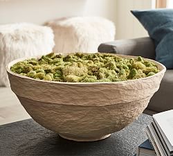 Paper Mache Centerpiece Decorative Bowl