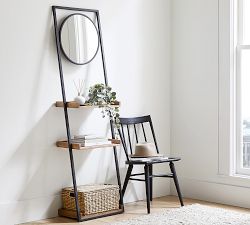 Trenton Ladder Shelf with Mirror (20")