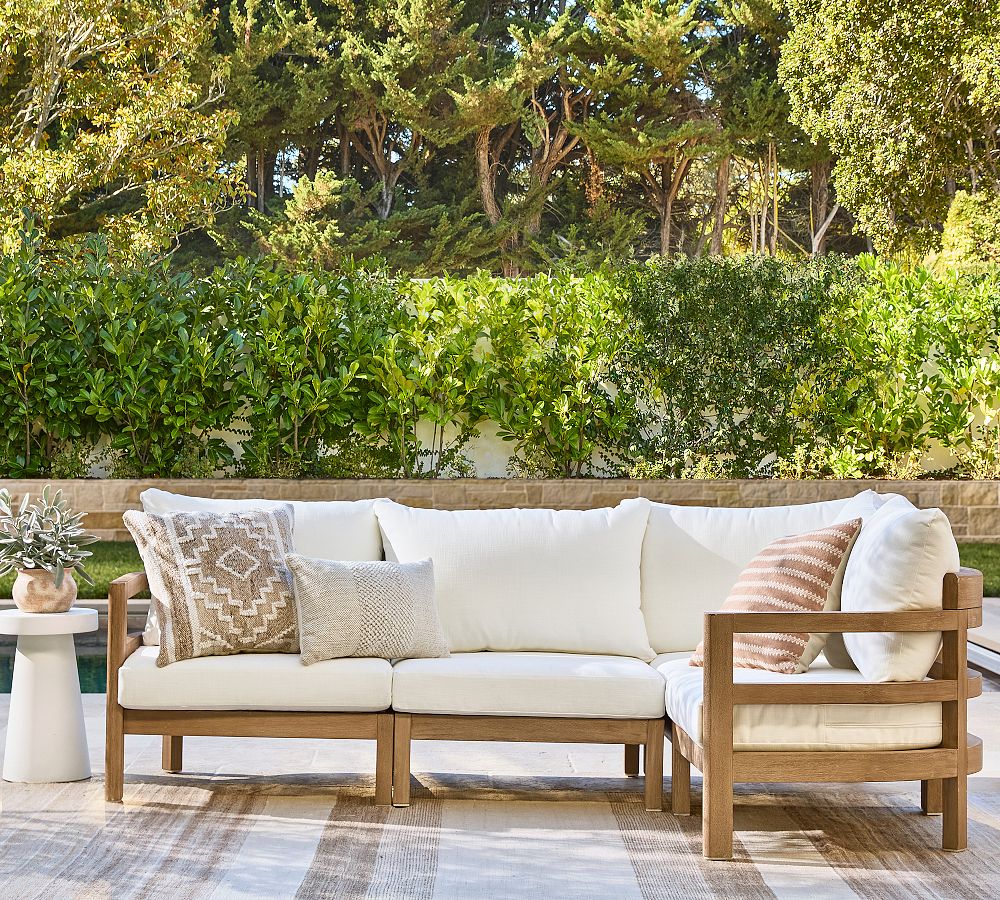 Woodside 4-Piece Outdoor Sectional (89") by Pottery Barn