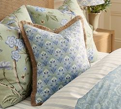 Kravet Blossom Fringe Pillow Cover