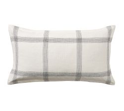 Windowpane Cotton Sham