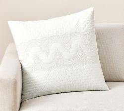 LoveShackFancy Embellished Pillow Cover
