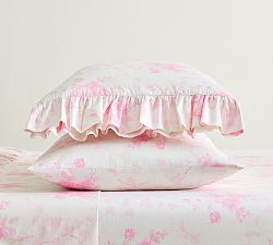 LoveShackFancy Rose Ruffle Pillowcases - Set of 2