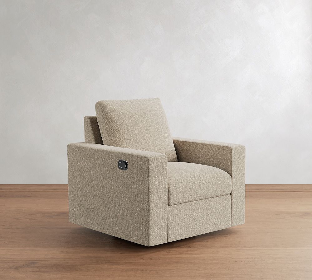 Westwood Square Arm Swivel Glider Recliner by Pottery Barn