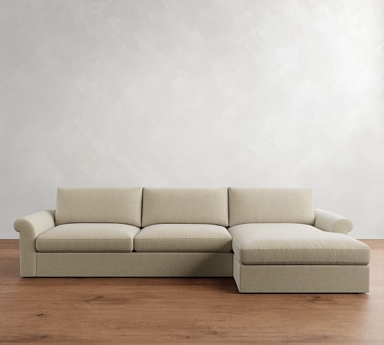 Westwood Roll Arm Chaise Sectional (134"-155") by Pottery Barn