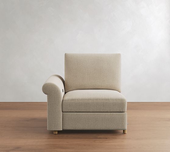Build Your Own Westwood Roll Arm Power Reclining Sectional by Pottery Barn