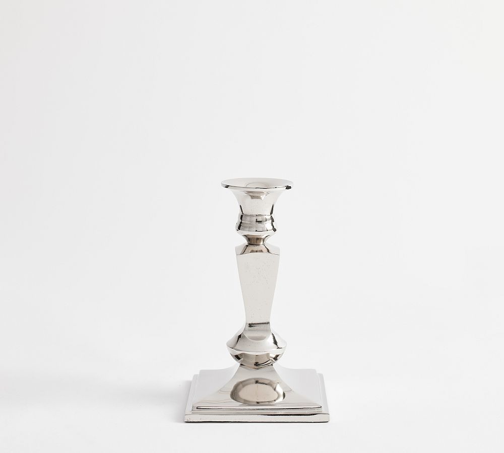 Daphne Candle Holder - Small, Silver
