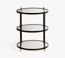 Marlette Round Metal Side Table (20")