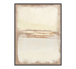 Open Box: Mesa Neutral Framed Print #1 (40" x 52") - Neutral