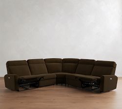 Parker Power Reclining L-Shaped Wedge Sectional (114")