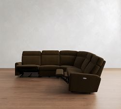 Parker Power Reclining L-Shaped Wedge Sectional (114")