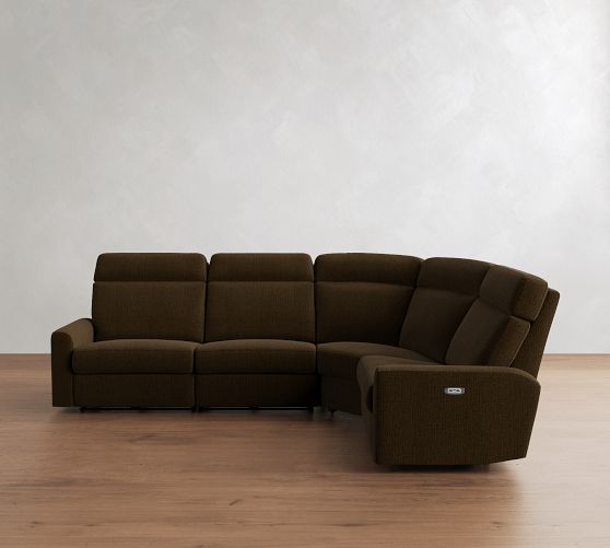 Parker Power Reclining Reversible Wedge Sectional (114") by Pottery Barn