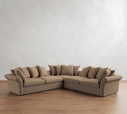 Windsor 3-Piece L-Shaped Sectional (123")