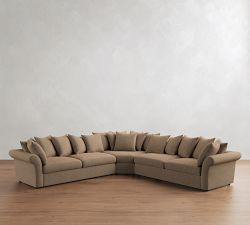 Windsor 3-Piece L-Shaped Wedge Sectional (134")