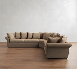 Windsor 3-Piece L-Shaped Wedge Sectional (134")