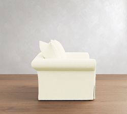 Windsor Slipcovered Swivel Chair