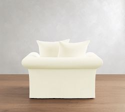 Windsor Slipcovered Swivel Chair