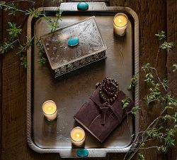 Western Silver &amp; Turquoise Decorative Box