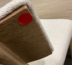 Open Box: Jasmine Upholstered Side Chair - Performance Boucle Oatmeal, Seadrift