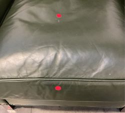 Open Box: Tyler Square Arm Leather Tall Manual Recliner with Nailheads - Vintage Hunter, Espresso