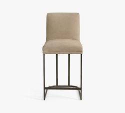 Jake Leather Metal Bar &amp; Counter Stools
