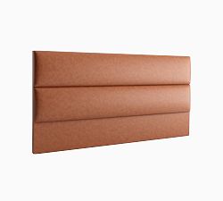 Panel Tufted Leather Wall Mounted Headboard