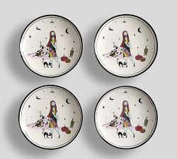 Nightmare Before Christmas Stoneware Sally Appetizer Plates - Set of 4