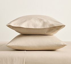 Open Box: 400-Thread-Count Organic Percale Pillowcases, Standard, Set of 2 - Neutral