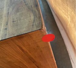 Open Box: Catalina Cane Nightstand (30") - Antique Umber